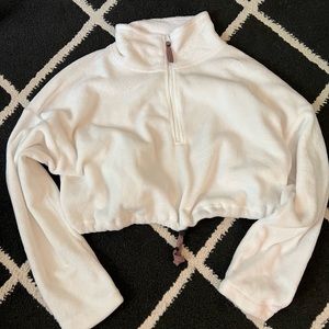 Urban outfitters cropper Sherpa sweatshirt